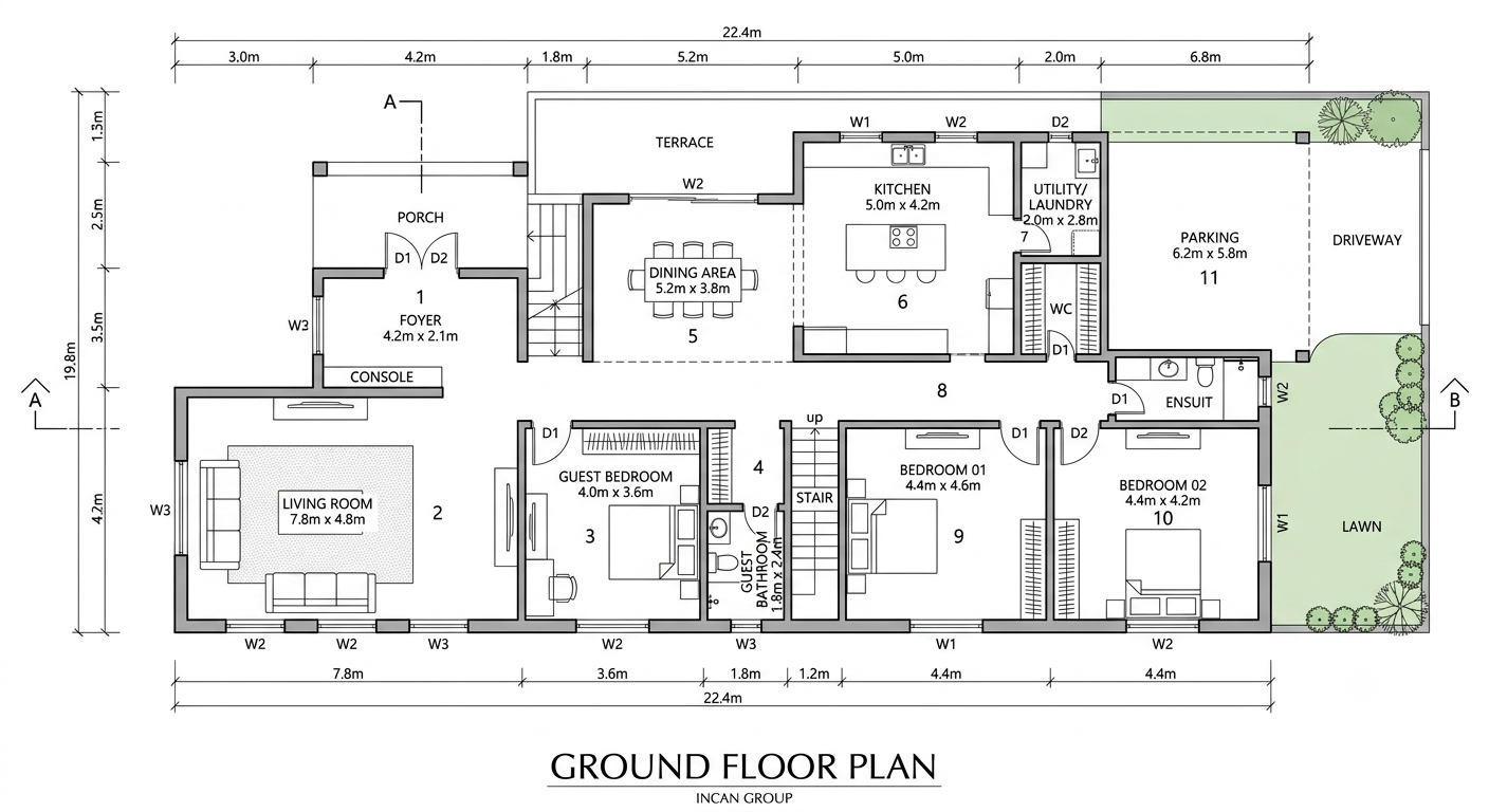 Ground floor plan
